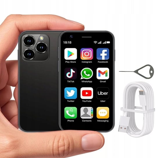 SMARTFON XS15 MINI 2GB 16GB 3G DUAL SIM ANDROID KIESZONKOWY CZARNE Inna marka