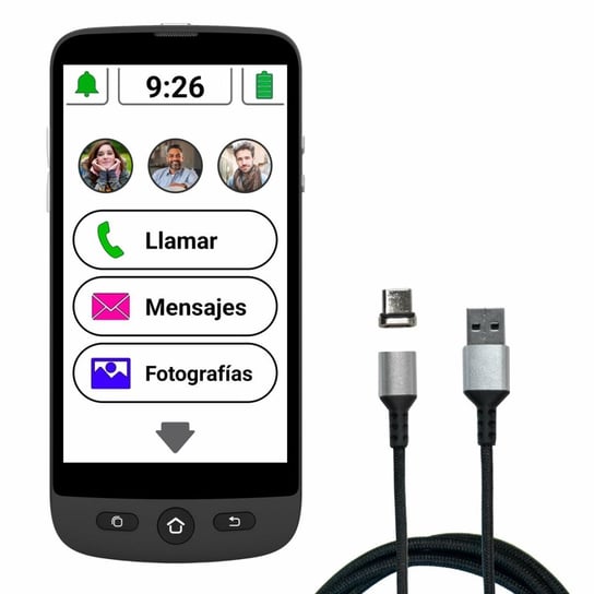 Smartfony Swiss Voice S510-M 5" 2 GB RAM 16 GB Czarny Swissvoice