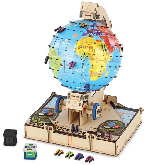 Smartivity Drewniane Mechaniczne Puzzle 3D - Globus Smartivity
