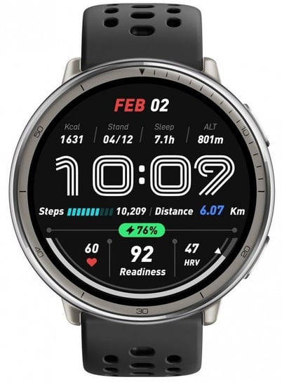 Smartwatch Amazfit Active 2 1,32" Mikrofon 270 mAh Bluetooth 5.0 Czarny Amazfit