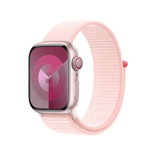 Smartwatch APPLE Watch 9 GPS 41mm koperta z aluminium + opaska sportowa (różowa) Apple