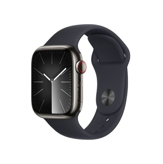 Smartwatch APPLE Watch 9 GPS + Cellular 41mm koperta ze stali nierdzewnej + pasek sportowy M/L (północ) Apple