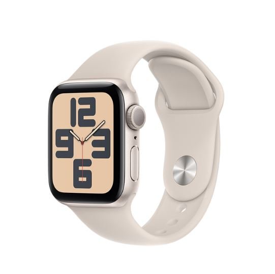 Smartwatch APPLE Watch SE 2gen GPS + Cellular 40mm koperta z aluminium + pasek sportowy rozmiar M/L (księżycowa poświata) Apple