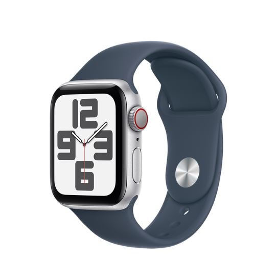 Smartwatch APPLE Watch SE 2gen GPS + Cellular 44mm koperta z aluminium + pasek sportowy rozmiar S/M (zimowy błękit) Apple