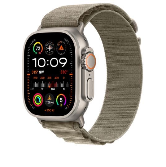 Smartwatch APPLE Watch Ultra 2 GPS + Cellular 49mm koperta tytanowa + opaska Alpine rozmiar M (moro) Apple
