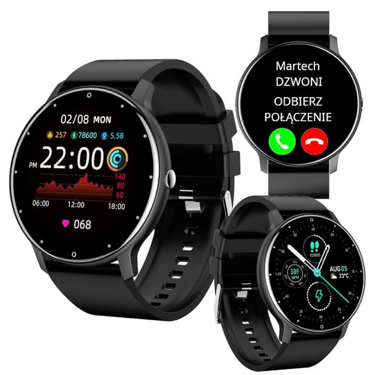 Smartwatch Ciśnieniomierz Crossfit Pomiary Bezmarkowe