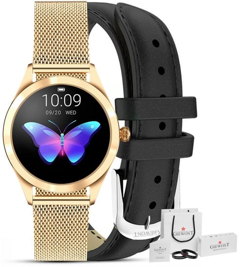 Smartwatch Damski Giewont + Dodatkowy Pasek Gw300-1 Rubicon