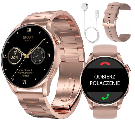 Smartwatch Damski Sg-Gadgets 3 Series - Różowe Złoto SG-Gadgets