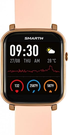 Smartwatch Damski Smarth F1R.SP Czarny Sportowy Smarth