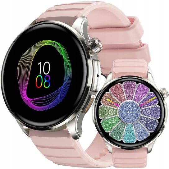 Smartwatch damski zegarek Amoled polskie menu rozmowy Zdrowie Sport Sen Sms JG Smart JG Smart