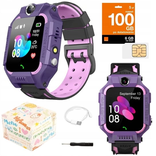 Smartwatch Dla Dzieci Zegarek Lokalizator Lbs +Sim ZeeTech