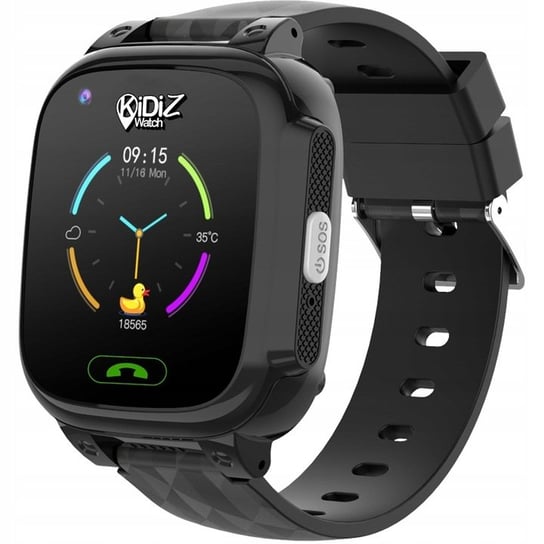 SMARTWATCH DZIECIĘCY KiDiZ Top czarny Kidizwatch