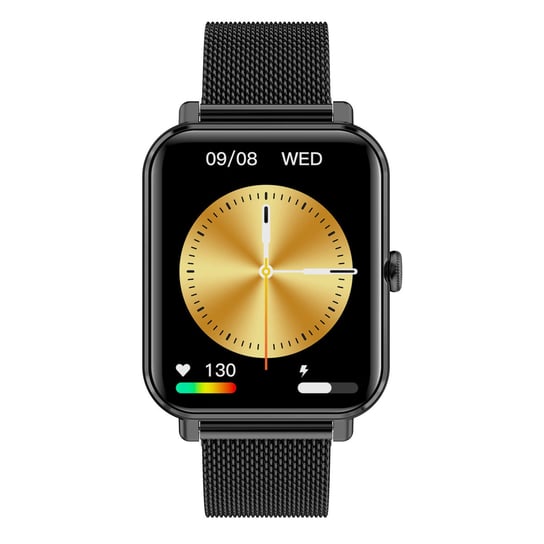 Smartwatch Garett GRC Classic, czarny stalowy Garett
