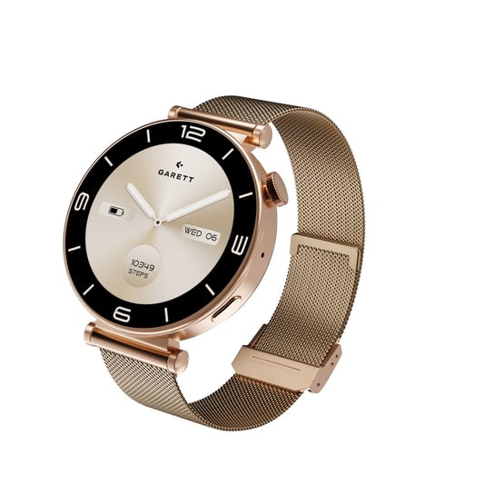 Smartwatch Garett Rose różowe złoto mesh Garett