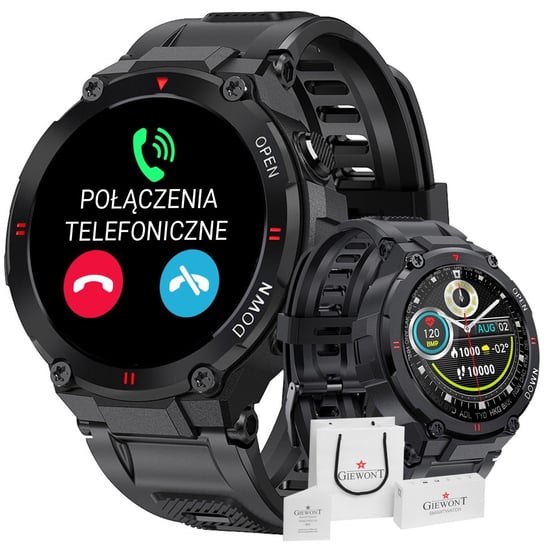 Smartwatch Giewont Focus SmartCall GW430-1 - Carbon GIEWONT
