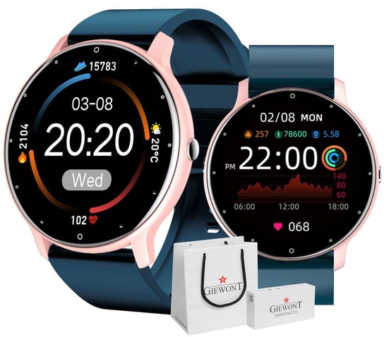 Smartwatch Giewont GW120-5 Różowe Złoto-Niebieski Inna marka