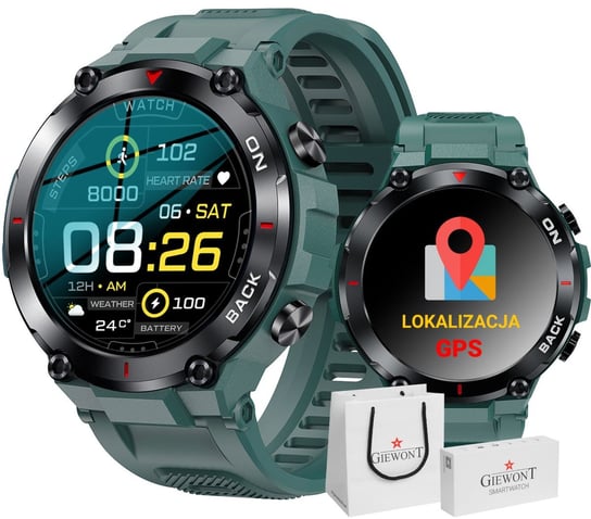 Smartwatch Giewont Pionier GPS GW460-2 - Sea Green GIEWONT