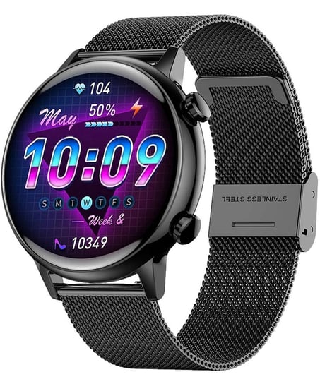 Smartwatch Manta Alexa Mini Czarny Set Manta