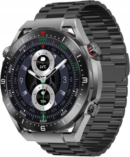 Smartwatch Maxcom EcoWatch 1 400mAh 1,52" IP67 Rozmowy Trzy paski Czarny Maxcom