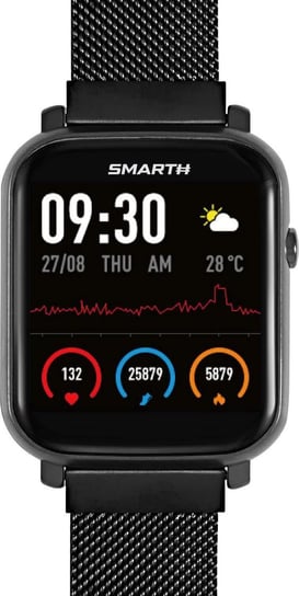 Smartwatch Męski Smarth F1B.MB Czarny Sportowy Smarth