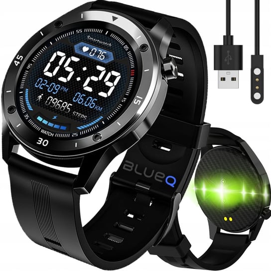 Smartwatch Opaska Zegarek Sportowy Silicone F22 Czarny LOGIT