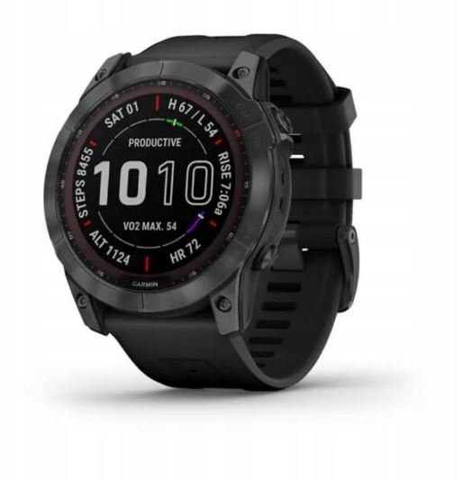 Smartwatch Sportowy Garmin Fenix 7X Carbon Gray Garmin