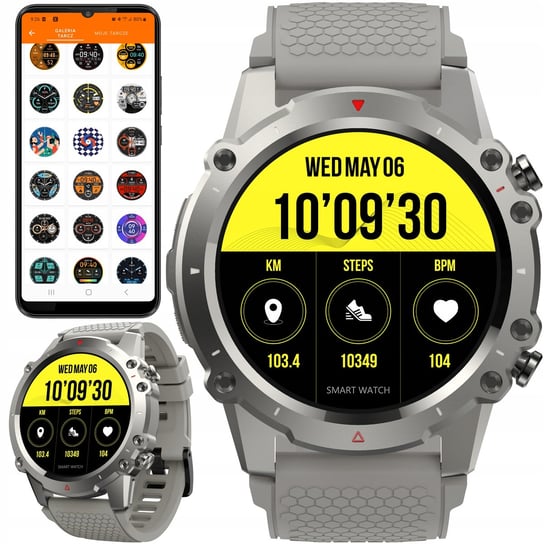 Smartwatch Sportowy zegarek Z Polskim Menu Odbieranie Połączeń Wodoodporny JG Smart JG Smart