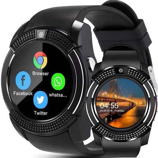 Smartwatch V8 Zegarek Smart Watch Pl Karta Sim Sd retoo