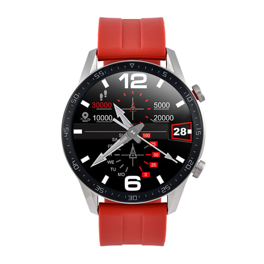 Smartwatch Watchmark, Outdoor Wl13 Zegarek, Bordowy Watchmark