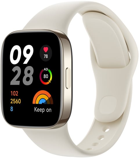 Smartwatch Xiaomi Redmi Watch 3 1,75" AMOLED GPS pulsoksymetr 5 ATM Ivory Xiaomi