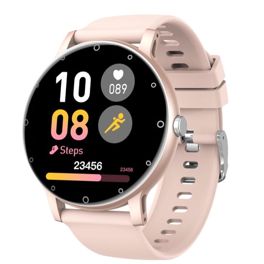 Smartwatch z monitorowaniem zdrowia Pink INF