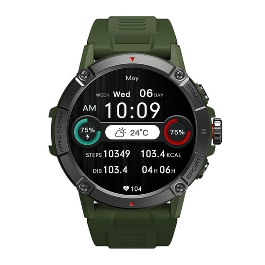 Smartwatch Zeblaze Ares 3 - zielony Inna marka