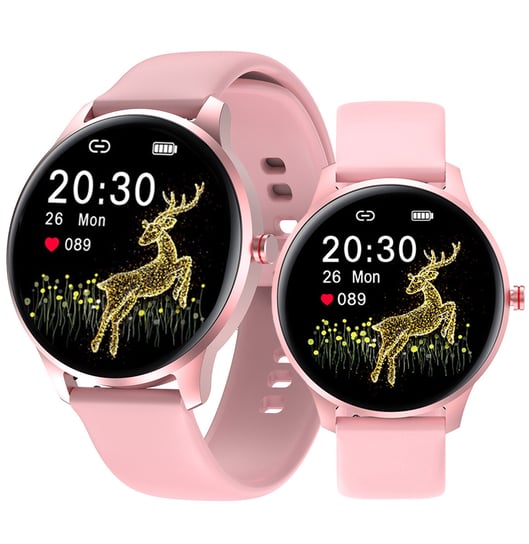 Smartwatch Zegarek Damski LW29 - różowy SG-Gadgets