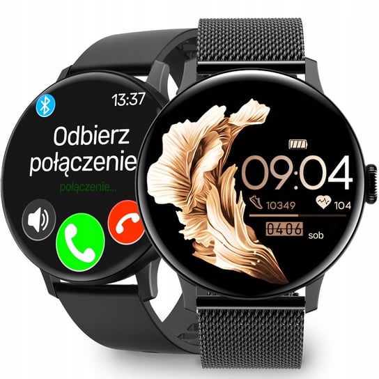 SMARTWATCH ZEGAREK DAMSKI ROZMOWY PULS KROKI POLSKIE MENU APLIKACJA SPORT DT