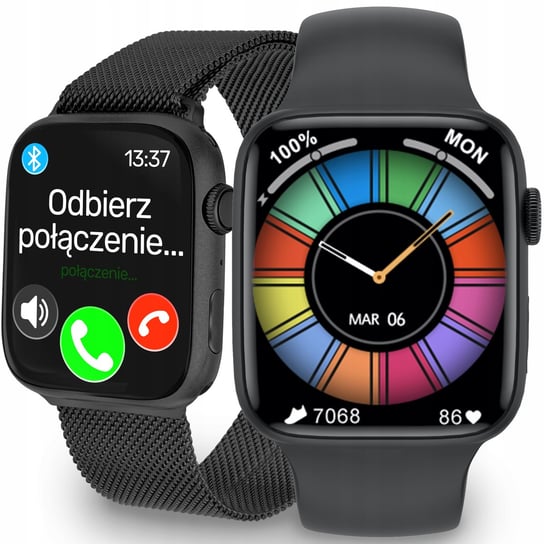SMARTWATCH ZEGAREK DAMSKI ROZMOWY SPORT KROKI PULS POLSKIE MENU APLIKACJA DT
