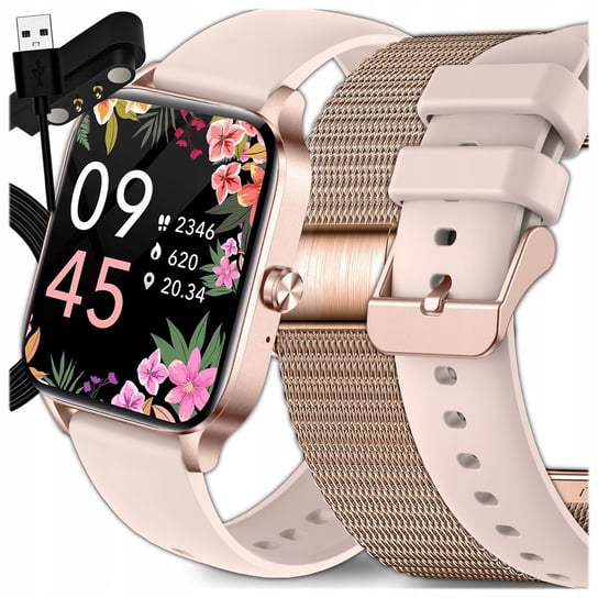 Smartwatch Zegarek Damski Sportowy POLSKIE MENU Funkcje Rozmowy +Wiadomości DT