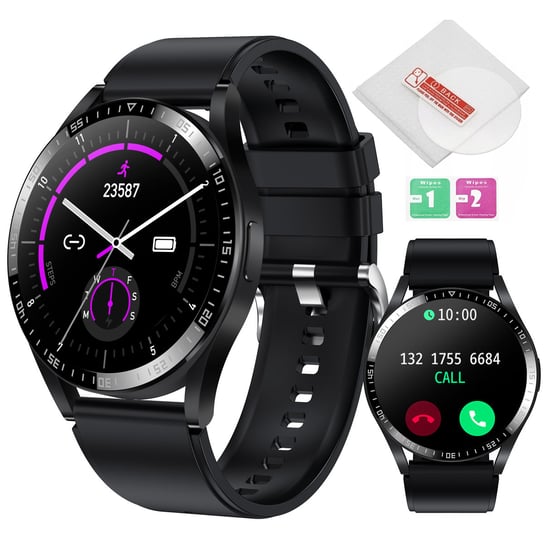 Smartwatch Zegarek Inteligentny K35 z rozmowami - Czarny SG-Gadgets