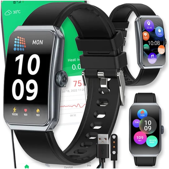 SMARTWATCH ZEGAREK WATCH AMOLED BLUETOOTH SMARTBAND SPORTOWY MENU PL DAMSKI R11 Active Band