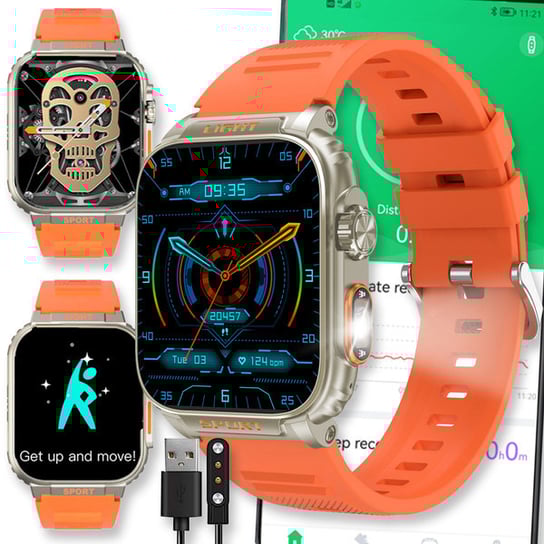 Smartwatch Zegarek Watch Menu Pl Damski Męski Rozmowy Sport Polskie Puls P5 Active Band