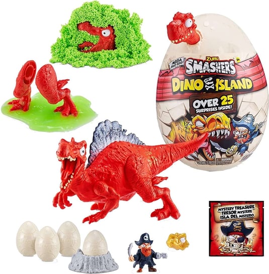 Smashers Wyjątkowe jajko Dino Island z figurką dinozaura od Zuru ZURU