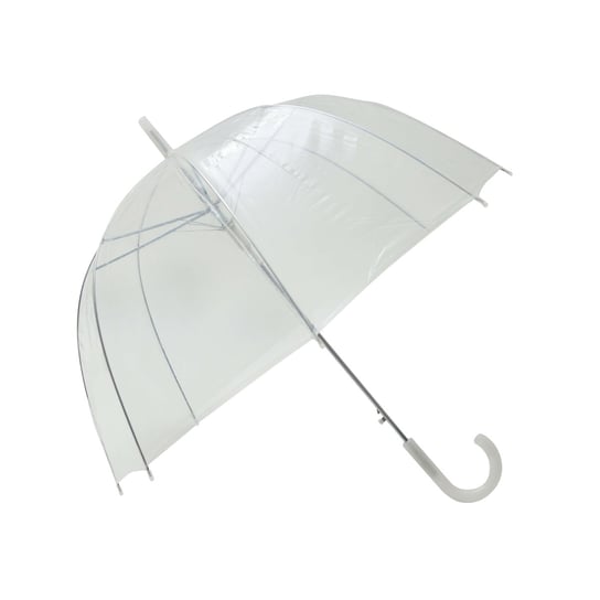 Smati, Długi parasol przezroczysty kopuła basic, biały Smati