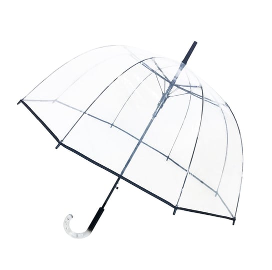 Smati, Długi parasol przezroczysty kopuła, czarna bordiura Smati