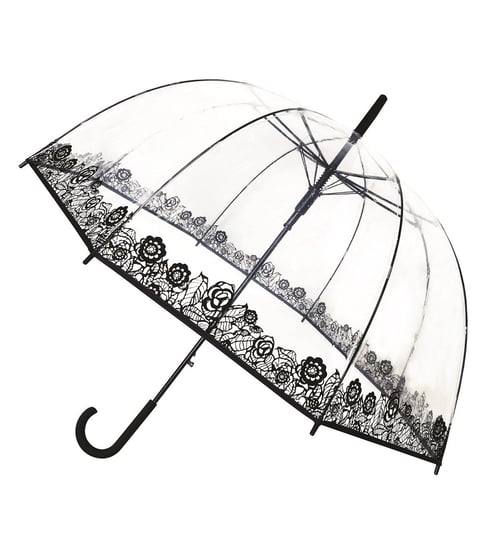 Smati. Długi parasol przezroczysty kopuła, Dentelle Smati