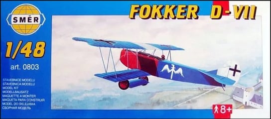 Smer 0803 Samolot Fokker D-VII 1:48 Model do sklejania Směr