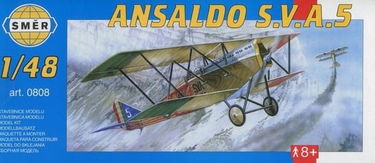 Smer 0808 Samolot Ansaldo Sva 5 1:48 Model do sklejania Směr