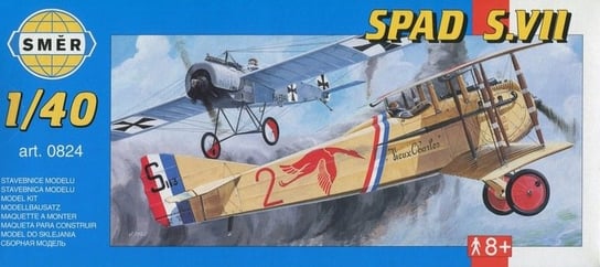 Smer 0824 Samolot Spad S.VII 1:40 Model do sklejania Směr