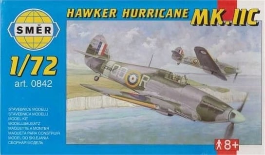 Smer 0842 Samolot Hawker Hurricane MK.IIC 1:72 Model do sklejania Směr