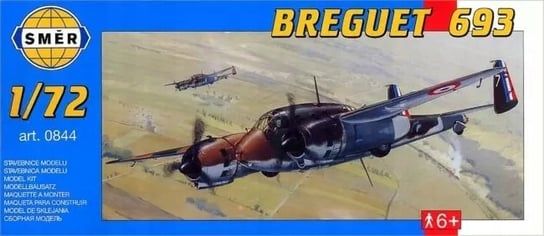 Smer 0844 Samolot Breguet 693 1:72 Model do sklejania Směr
