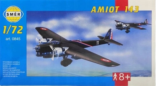 Smer 0845 Samolot Amiot 143 1:72 Model do sklejania Směr