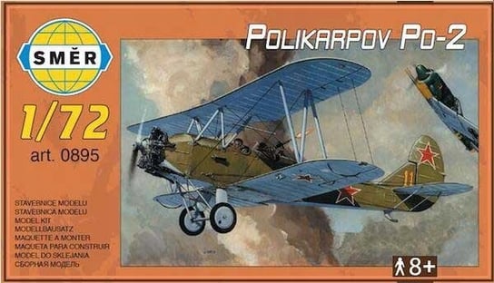 Smer 0895 Samolot Polikarpov Po-2 1:72 Model do sklejania Směr